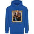 Beagle King Funny Dog Mens 80% Cotton Hoodie Royal Blue