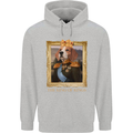 Beagle King Funny Dog Mens 80% Cotton Hoodie Sports Grey