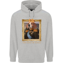 Beagle King Funny Dog Mens 80% Cotton Hoodie Sports Grey