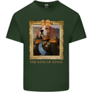 Beagle King Funny Dog Mens Cotton T-Shirt Tee Top Forest Green