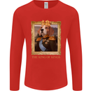 Beagle King Funny Dog Mens Long Sleeve T-Shirt Red