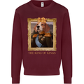 Beagle King Funny Dog Mens Sweatshirt Jumper Maroon