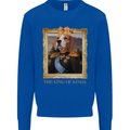 Beagle King Funny Dog Mens Sweatshirt Jumper Royal Blue