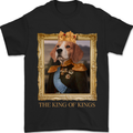 Beagle King Funny Dog Mens T-Shirt 100% Cotton Black