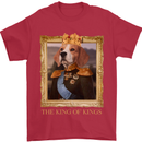 Beagle King Funny Dog Mens T-Shirt 100% Cotton Red