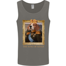 Beagle King Funny Dog Mens Vest Tank Top Charcoal