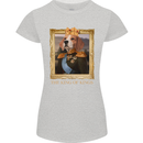 Beagle King Funny Dog Womens Petite Cut T-Shirt Sports Grey