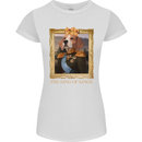 Beagle King Funny Dog Womens Petite Cut T-Shirt White