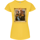 Beagle King Funny Dog Womens Petite Cut T-Shirt Yellow