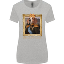 Beagle King Funny Dog Womens Wider Cut T-Shirt Sports Grey