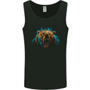 Bear Lightening Bolt Mens Vest Tank Top Black