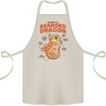 Bearded Dragon Anatomy Lizards, Reptiles, Cotton Apron 100% Organic Natural
