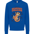 Bearded Dragon Anatomy Lizards, Reptiles, Kids Sweatshirt Jumper Royal Blue