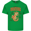 Bearded Dragon Anatomy Lizards, Reptiles, Kids T-Shirt Childrens Irish Green