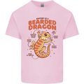 Bearded Dragon Anatomy Lizards, Reptiles, Kids T-Shirt Childrens Light Pink