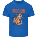 Bearded Dragon Anatomy Lizards, Reptiles, Kids T-Shirt Childrens Royal Blue