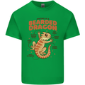 Bearded Dragon Anatomy Lizards, Reptiles, Mens Cotton T-Shirt Tee Top Irish Green
