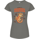 Bearded Dragon Anatomy Lizards, Reptiles, Womens Petite Cut T-Shirt Charcoal
