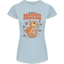 Bearded Dragon Anatomy Lizards, Reptiles, Womens Petite Cut T-Shirt Light Blue