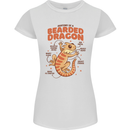 Bearded Dragon Anatomy Lizards, Reptiles, Womens Petite Cut T-Shirt White