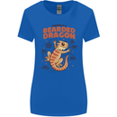Bearded Dragon Anatomy Lizards, Reptiles, Womens Wider Cut T-Shirt Royal Blue