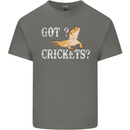 Bearded Dragon Got Crickets Lizard Reptile Kids T-Shirt Childrens Charcoal