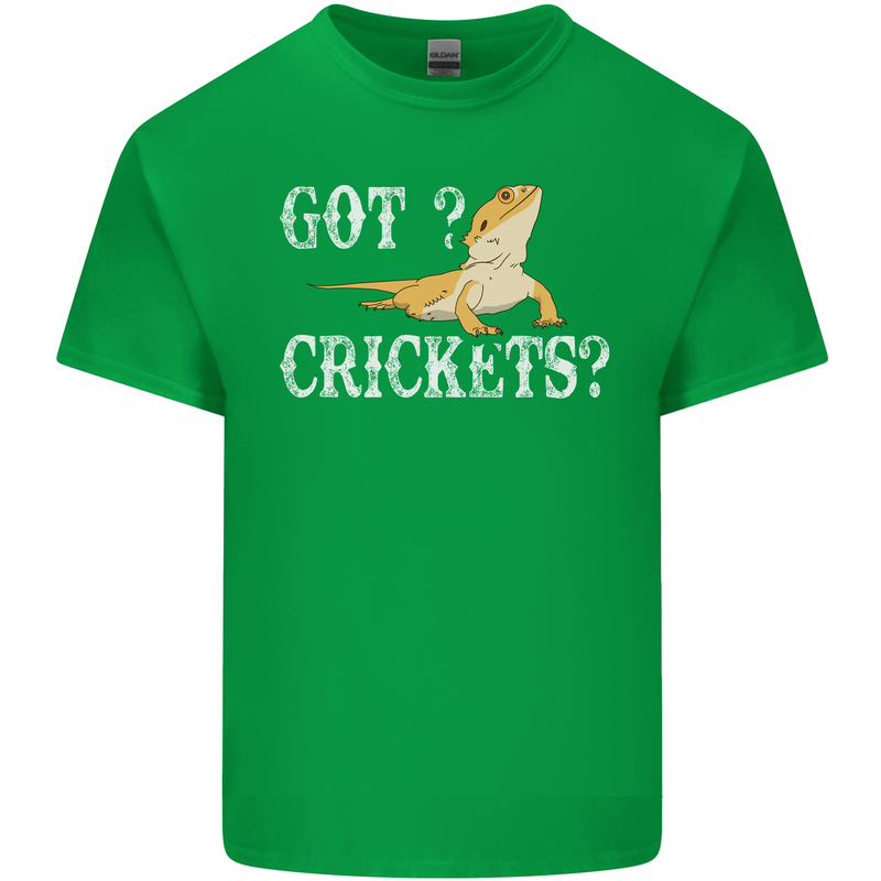 Bearded Dragon Got Crickets Lizard Reptile Kids T-Shirt Childrens Irish Green