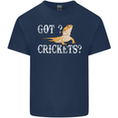 Bearded Dragon Got Crickets Lizard Reptile Kids T-Shirt Childrens Navy Blue