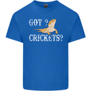 Bearded Dragon Got Crickets Lizard Reptile Kids T-Shirt Childrens Royal Blue