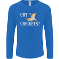 Bearded Dragon Got Crickets Lizard Reptile Mens Long Sleeve T-Shirt Royal Blue
