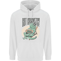 Bearded Dragon Got Crickets Mens 80% Cotton Hoodie White