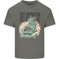 Bearded Dragon Got Crickets Mens Cotton T-Shirt Tee Top Charcoal