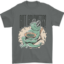 Bearded Dragon Got Crickets Mens T-Shirt 100% Cotton Charcoal