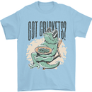 Bearded Dragon Got Crickets Mens T-Shirt 100% Cotton Light Blue
