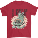 Bearded Dragon Got Crickets Mens T-Shirt 100% Cotton Red