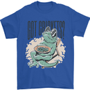 Bearded Dragon Got Crickets Mens T-Shirt 100% Cotton Royal Blue