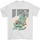 Bearded Dragon Got Crickets Mens T-Shirt 100% Cotton White