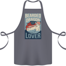 Bearded Dragon Lover USA America Cotton Apron 100% Organic Steel