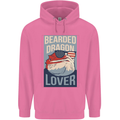 Bearded Dragon Lover USA America Mens 80% Cotton Hoodie Azelea