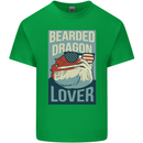 Bearded Dragon Lover USA America Mens Cotton T-Shirt Tee Top Irish Green