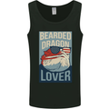 Bearded Dragon Lover USA America Mens Vest Tank Top Black