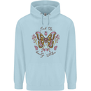 Beauty Within Butterfly Butterflies Childrens Kids Hoodie Light Blue