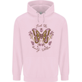 Beauty Within Butterfly Butterflies Childrens Kids Hoodie Light Pink
