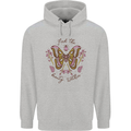 Beauty Within Butterfly Butterflies Childrens Kids Hoodie Sports Grey