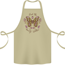 Beauty Within Butterfly Butterflies Cotton Apron 100% Organic Khaki