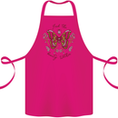 Beauty Within Butterfly Butterflies Cotton Apron 100% Organic Pink