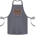 Beauty Within Butterfly Butterflies Cotton Apron 100% Organic Steel