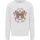 Beauty Within Butterfly Butterflies Kids Sweatshirt Jumper White