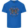 Beauty Within Butterfly Butterflies Kids T-Shirt Childrens Royal Blue