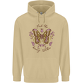 Beauty Within Butterfly Butterflies Mens 80% Cotton Hoodie Sand